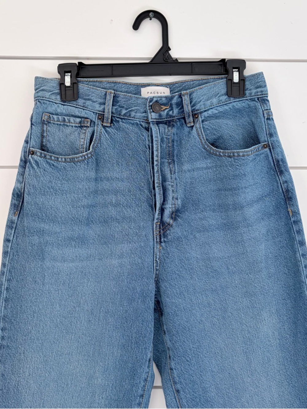 PacSun High-Rise Straight Leg Dad Jeans Y2K Vintage Normcore Streetwear 29 - Picture 5 of 13